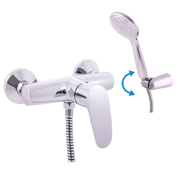 Смеситель для душа с лейкой, хром Rav Slezak Amur AM781.5/2