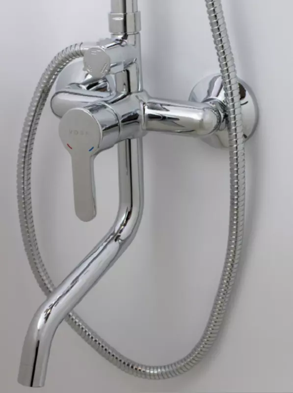 Душевая система со смесителем для ванны, хром VODA VST2000
