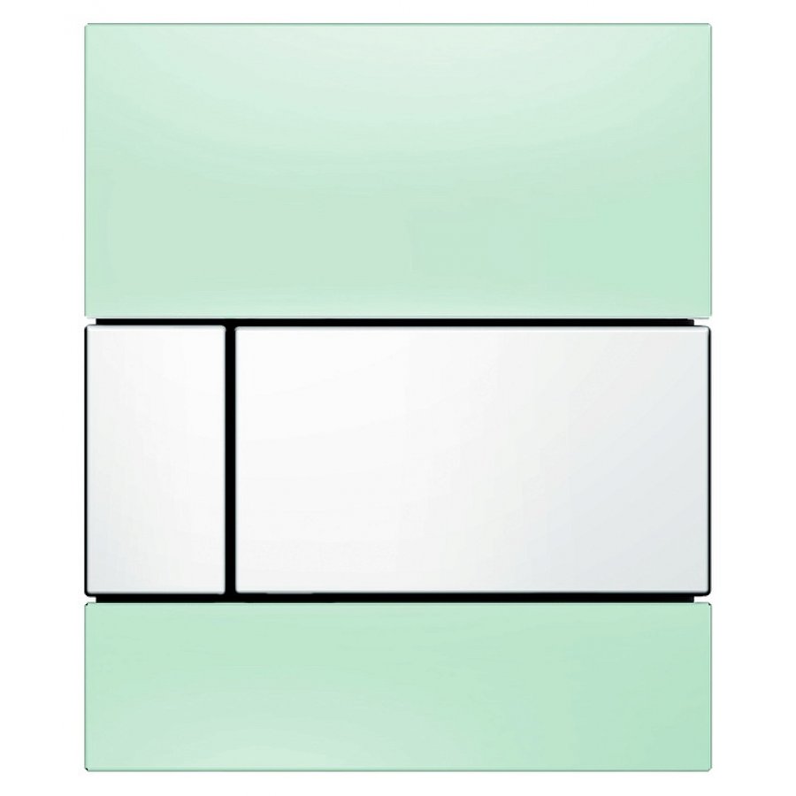 9242803 ТЕСЕ square Urinal, зеленый, клавиша белая