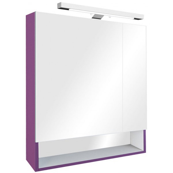 Зеркало-шкаф 80, фиолетовое Roca Gap ZRU9302753