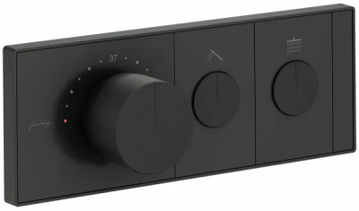 Термостат для душа, встраиваемый, черный Jacob Delafon Grands Boulevards E26346-9-BL