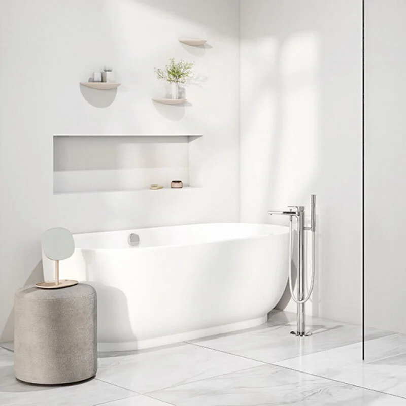 Смеситель для ванны, напольный, хром Kludi Zenta SL 485900565