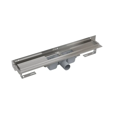 Трап линейный для душа, с регулируемым краем к стене Alcaplast APZ4-850