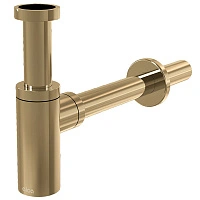 Сифон для раковины d32, золото Alcaplast Design A400-G-P