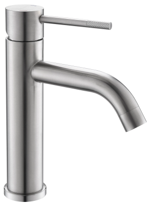 Смеситель для раковины, нерж.сталь VODA Vessel VSL26M