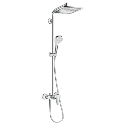 Душевая система со смесителем для душа, хром Hansgrohe Crometta E 240 Showerpipe 27284000