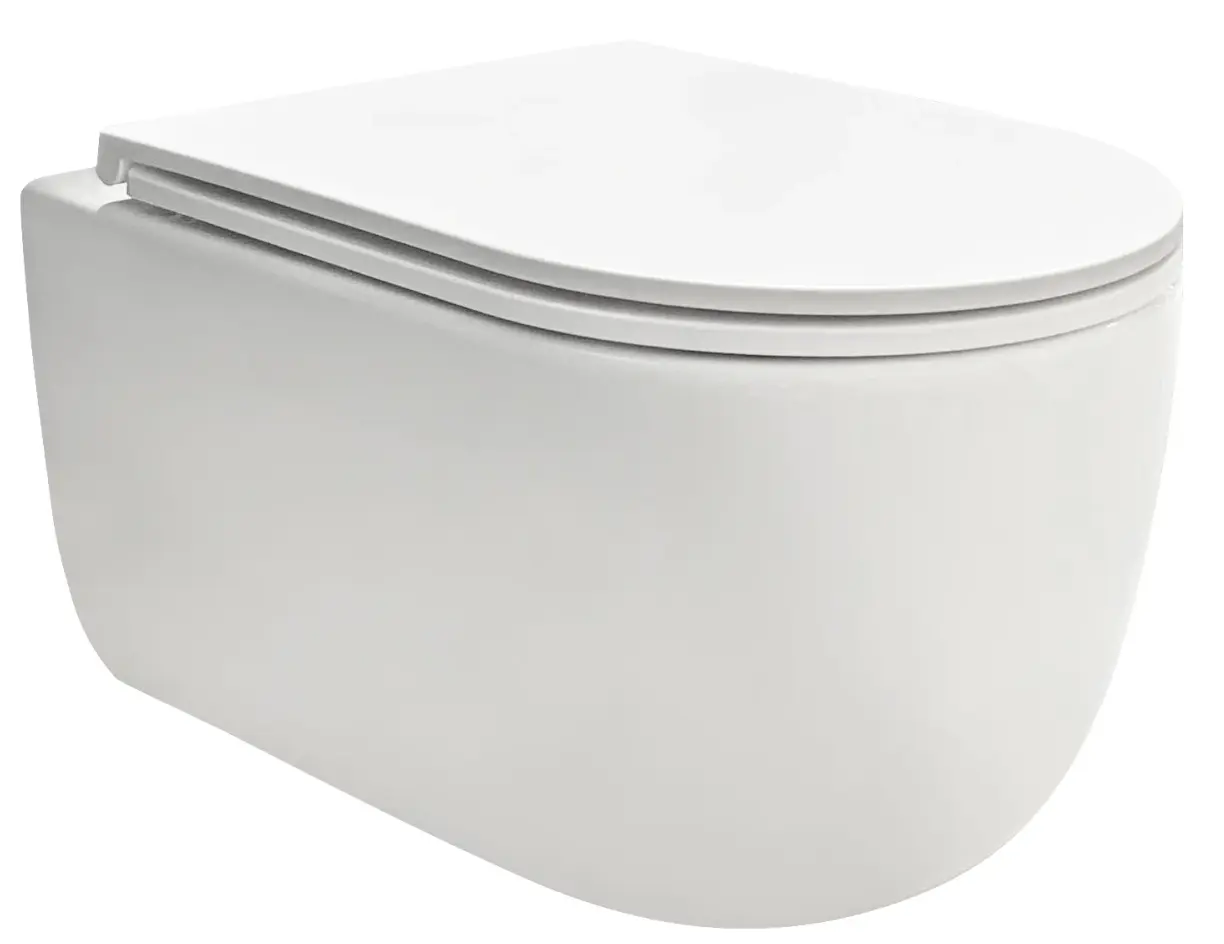 Комплект 4в1: Инсталляция с черной панелью смыва 1000046, унитаз со смывом торнадо и сиденьем WCT301