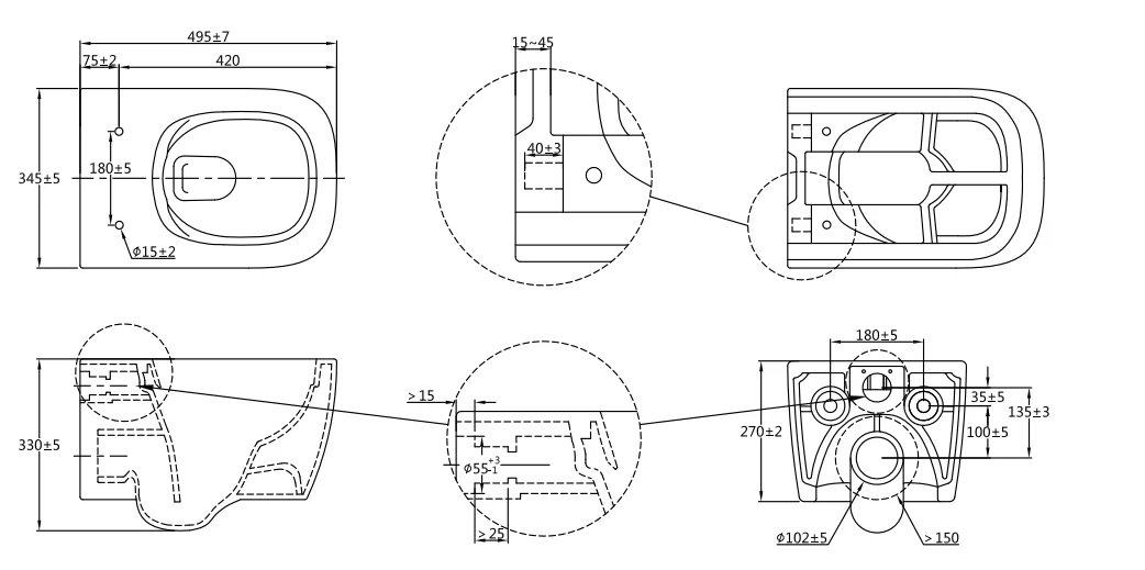 Комплект 4в1: Инсталляция с панелью смыва 1000046, унитаз с сиденьем CT2067 SSWW K25021202