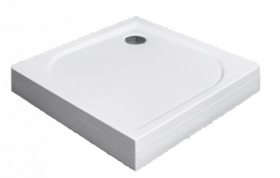 4C99170-03 DELOS C Квадратный поддон со съемной панелью 900*900*140 (белый)