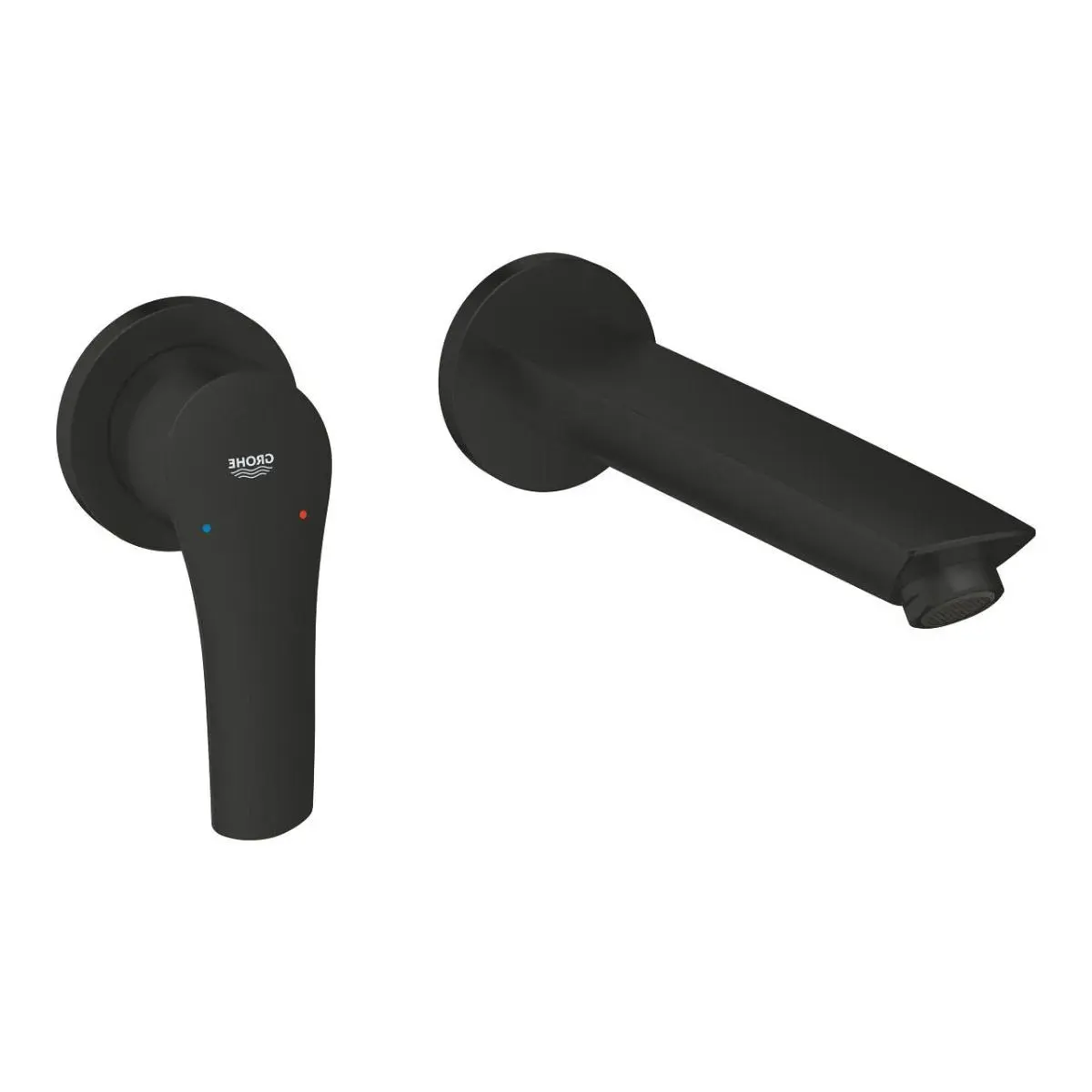 Смеситель для раковины на 2 отверстия, черный Grohe Eurosmart 293382433