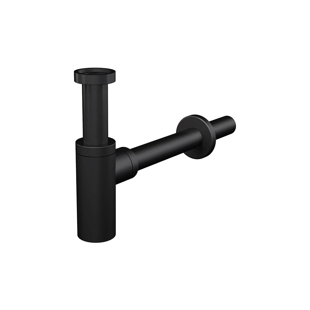 Сифон для раковины d32, круглый, черный Alcaplast Design A400BLACK