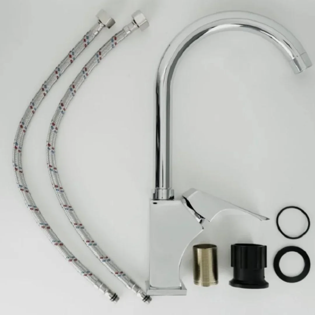 Смеситель для кухни, хром VODA Raft RF519