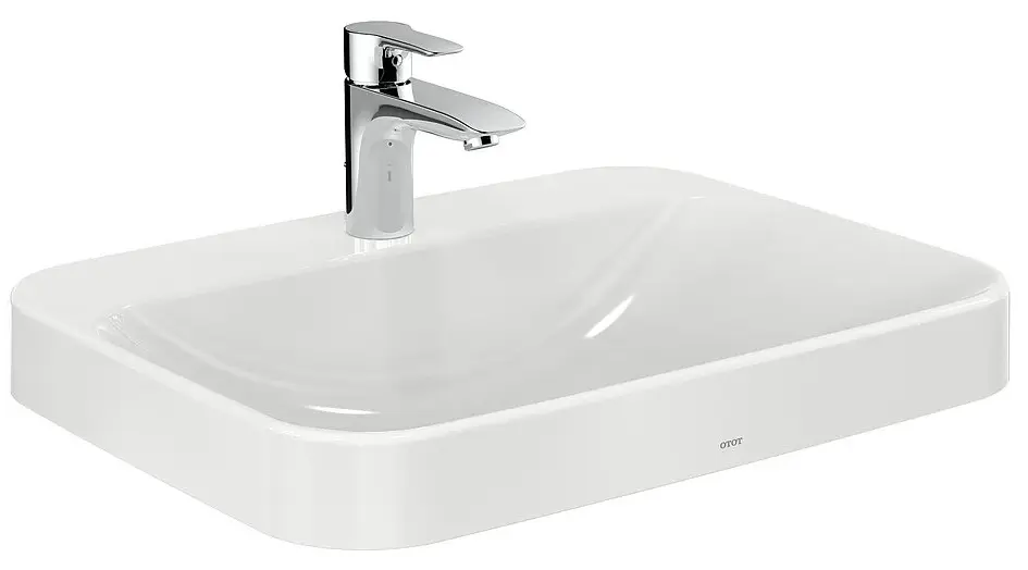 Раковина накладная 60, белый TOTO LF L5616CE