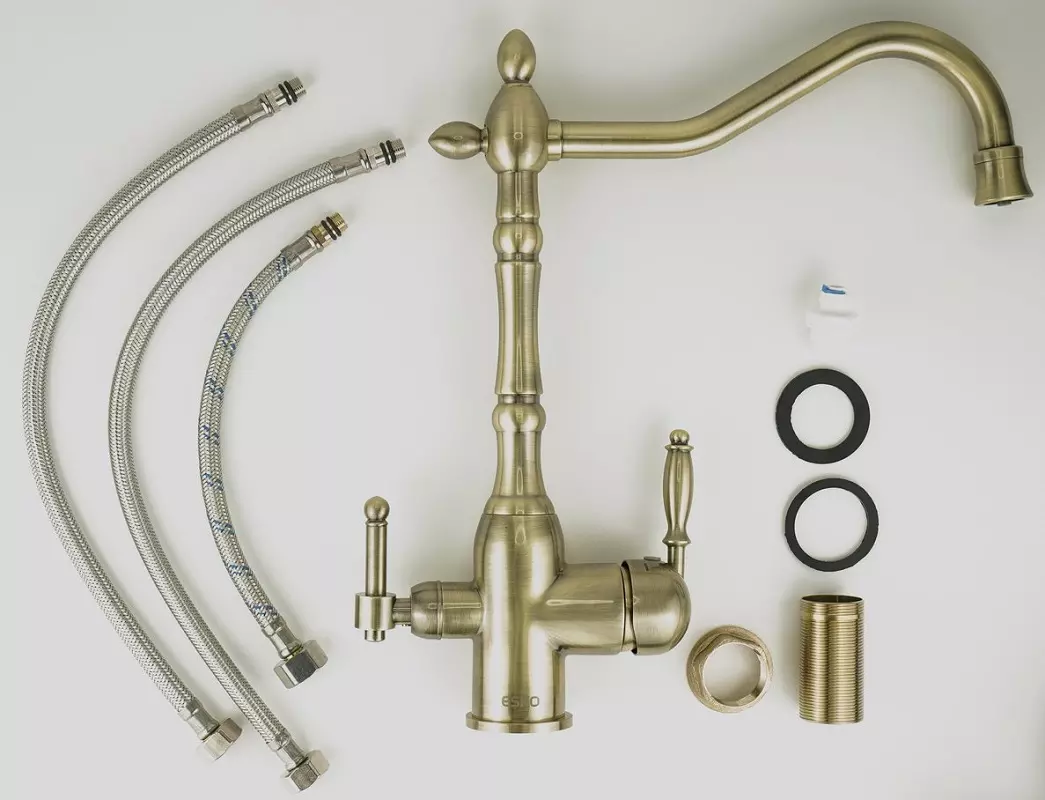 Смеситель для кухни, бронза ESKO Florence FR 519 Br