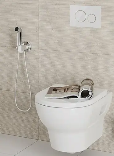 Гигиенический душ с держателем и шлангом 1250, для смешанной воды, хром Hansgrohe 29232000