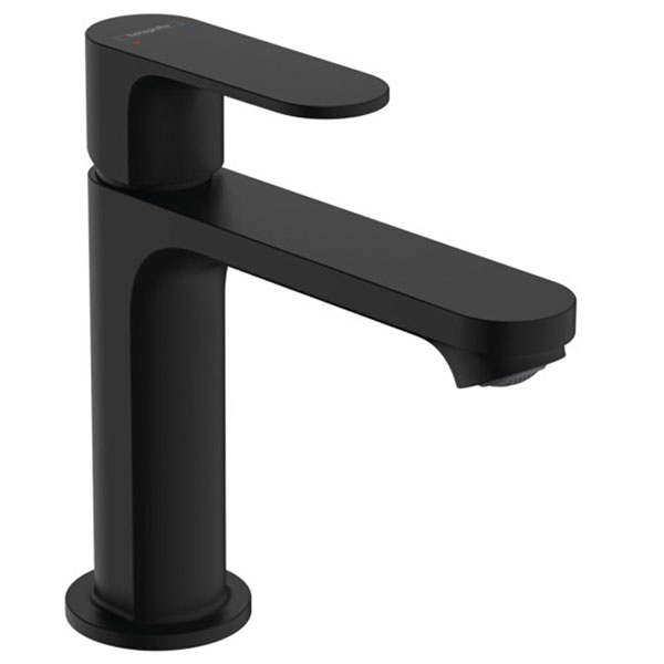 Смеситель для раковины 110, с донным клапаном, черный Hansgrohe Rebris S 72517670