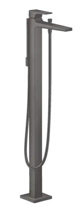 Смеситель для ванны, напольный, шлиф.черный хром Hansgrohe Metropol 32532340