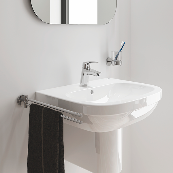 Смеситель для раковины, размер S, хром Grohe Eurosmart 23967003