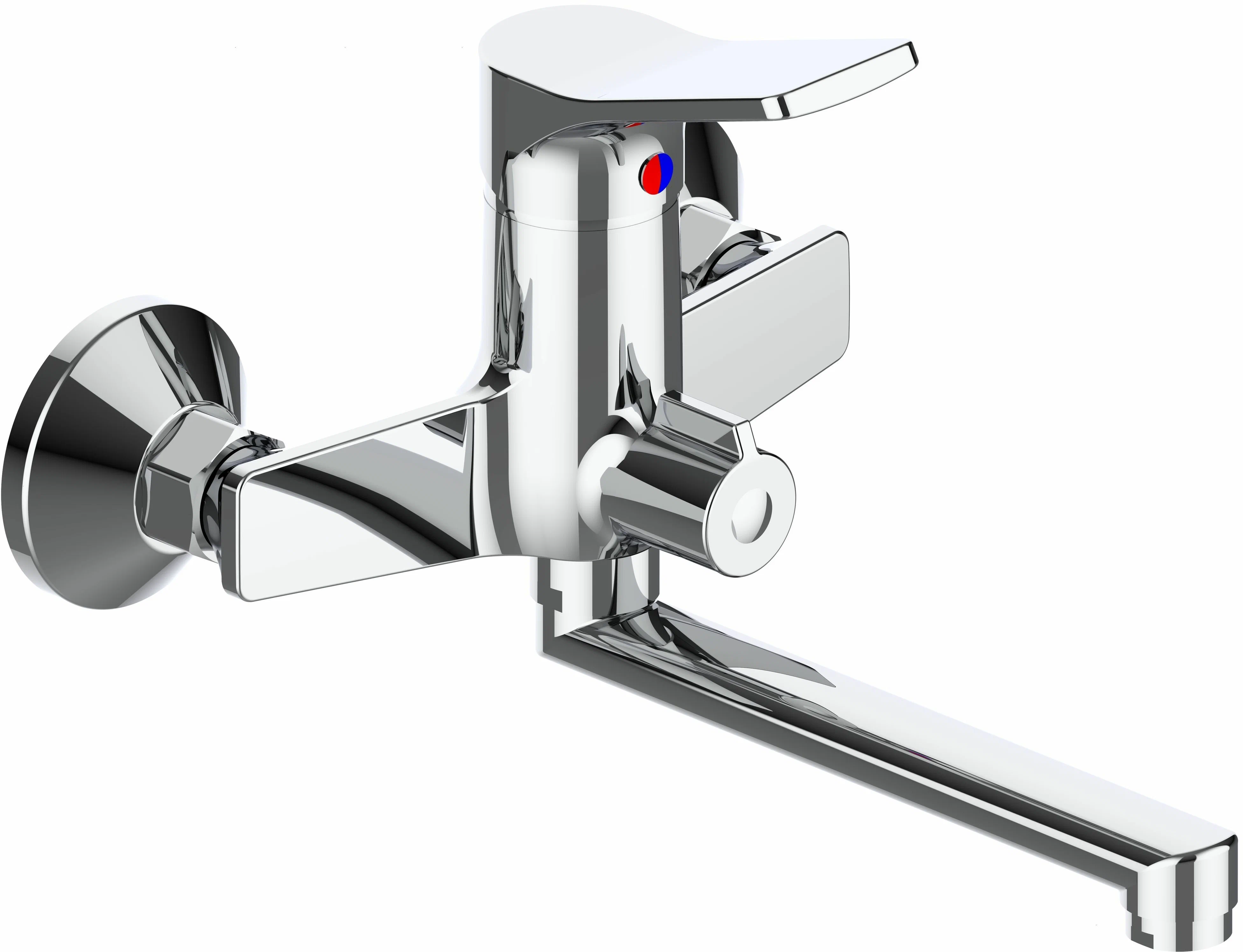 Смеситель для ванны, длинный излив, хром ESKO Eiger EG 30