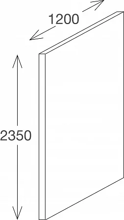 Панель декоративная для душевого пространства, серый графит Jacob Delafon Panolux E63000-D40
