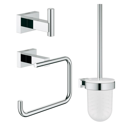 Набор аксессуаров, 3 предмета, хром Grohe Essentials Cube 40757001