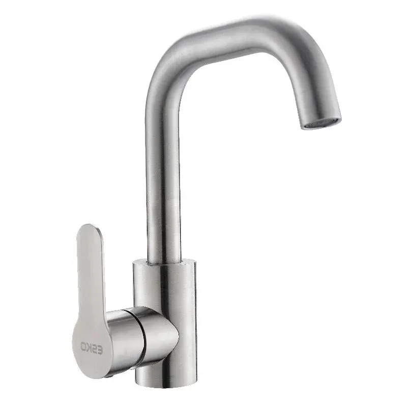 Смеситель для раковины, нерж.сталь ESKO Orlando OL26M