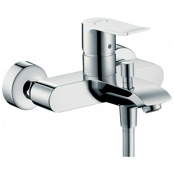 Смеситель для ванны с душем, хром Hansgrohe Metris 31480000