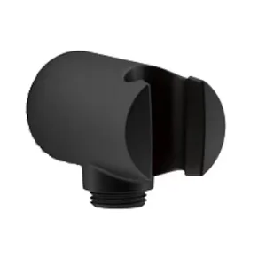 Подключение для душевого шланга с держателем, черный Jacob Delafon E21652-BL