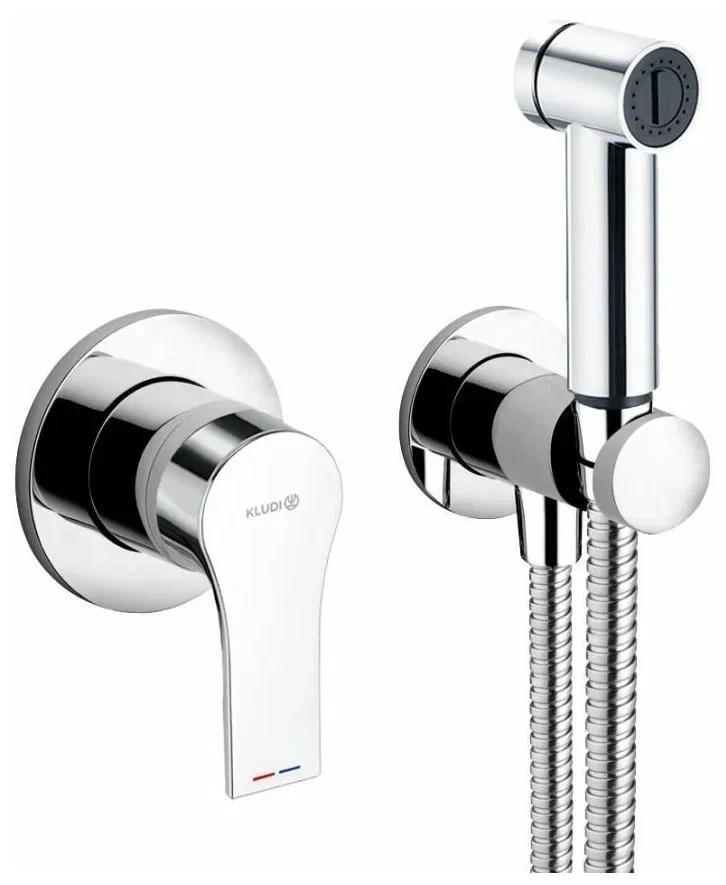 Гигиенический душ со смесителем, хром Kludi Zenta 489980565