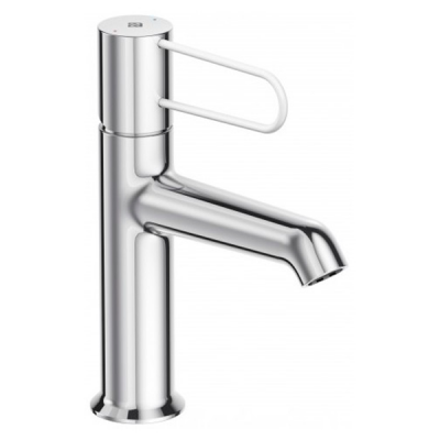 Смеситель для раковины с донным клапаном, хром-белый Jacob Delafon Odeon Rive Gauche E21028-00-CP