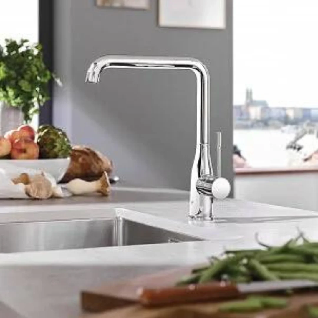 Смеситель для кухни, высокий излив, хром Grohe Еssence 30269000
