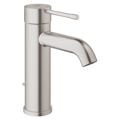 Смеситель для раковины с донным клапаном, размер S, суперсталь Grohe Essence New 23589DC1
