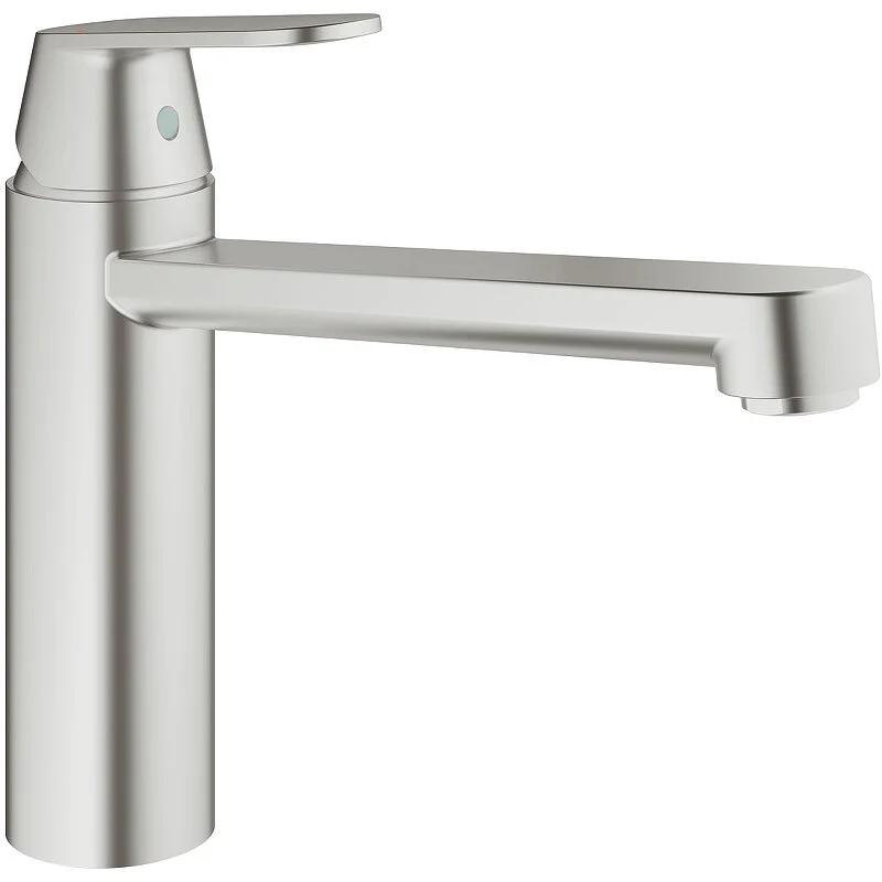 Смеситель для кухни, средний излив, суперсталь Grohe Eurosmart Cosmopolitan  30193DC0