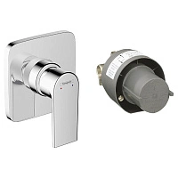 Смеситель для душа со скрытой монтажной частью, хром Hansgrohe Vernis Shape 71662000