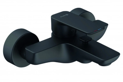 Смеситель для ванны, черный Kludi Pure&Style 406813975 