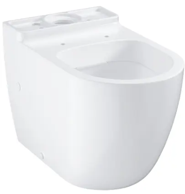 Унитаз напольный, безободковый, белый Grohe Bau Ceramic 39910000