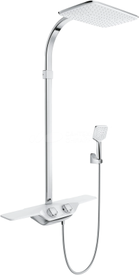 Душевая система с термостатом для душа, хром Kludi Cockpit Discovery 8020091-00