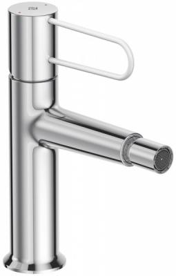E21033-00-CP ODEON RIVE GAUCHE Смеситель для биде с д/к, корпус хром, ручка белая