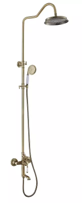 Душевая система со смесителем для ванны, бронза сатин ESKO ST300Bronze