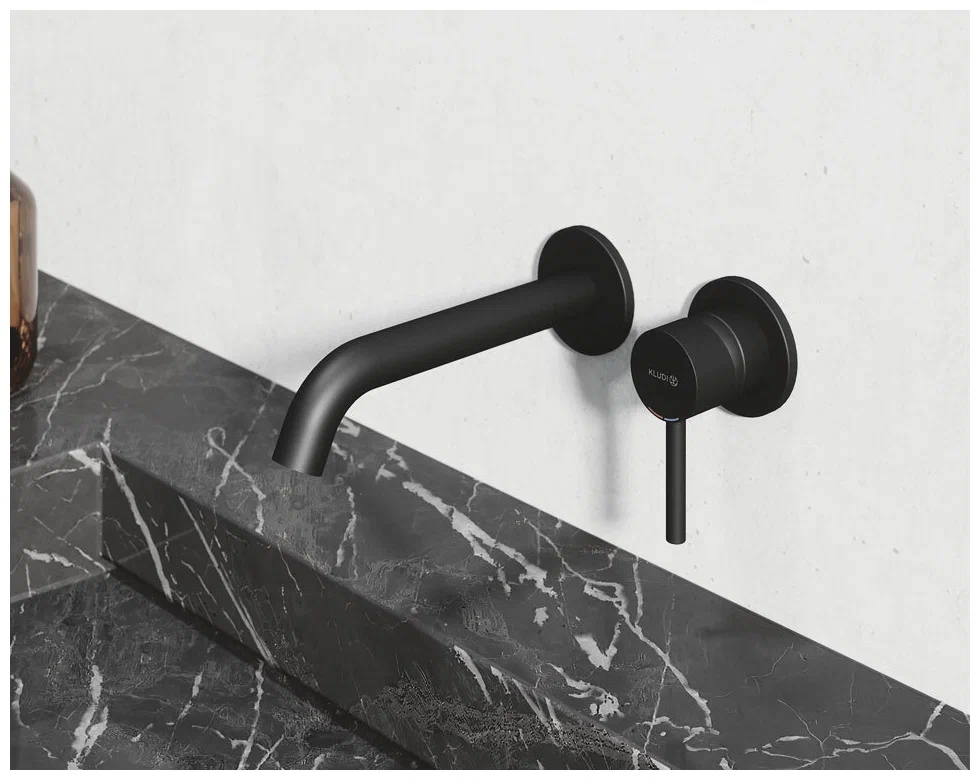 Излив для ванны, черный Kludi Bozz 3850539