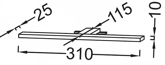 Светодиодная подсветка Jacob Delafon Struktura EB1224-NF