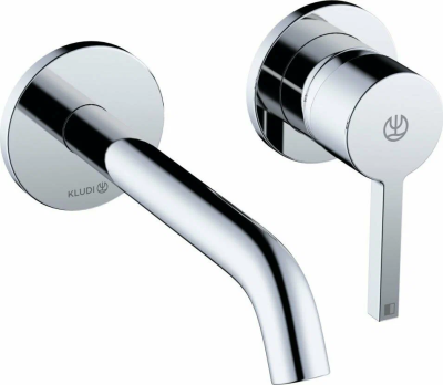 Смеситель для раковины, на 2 отверстия, хром Kludi Nova Fonte Pura 202440515