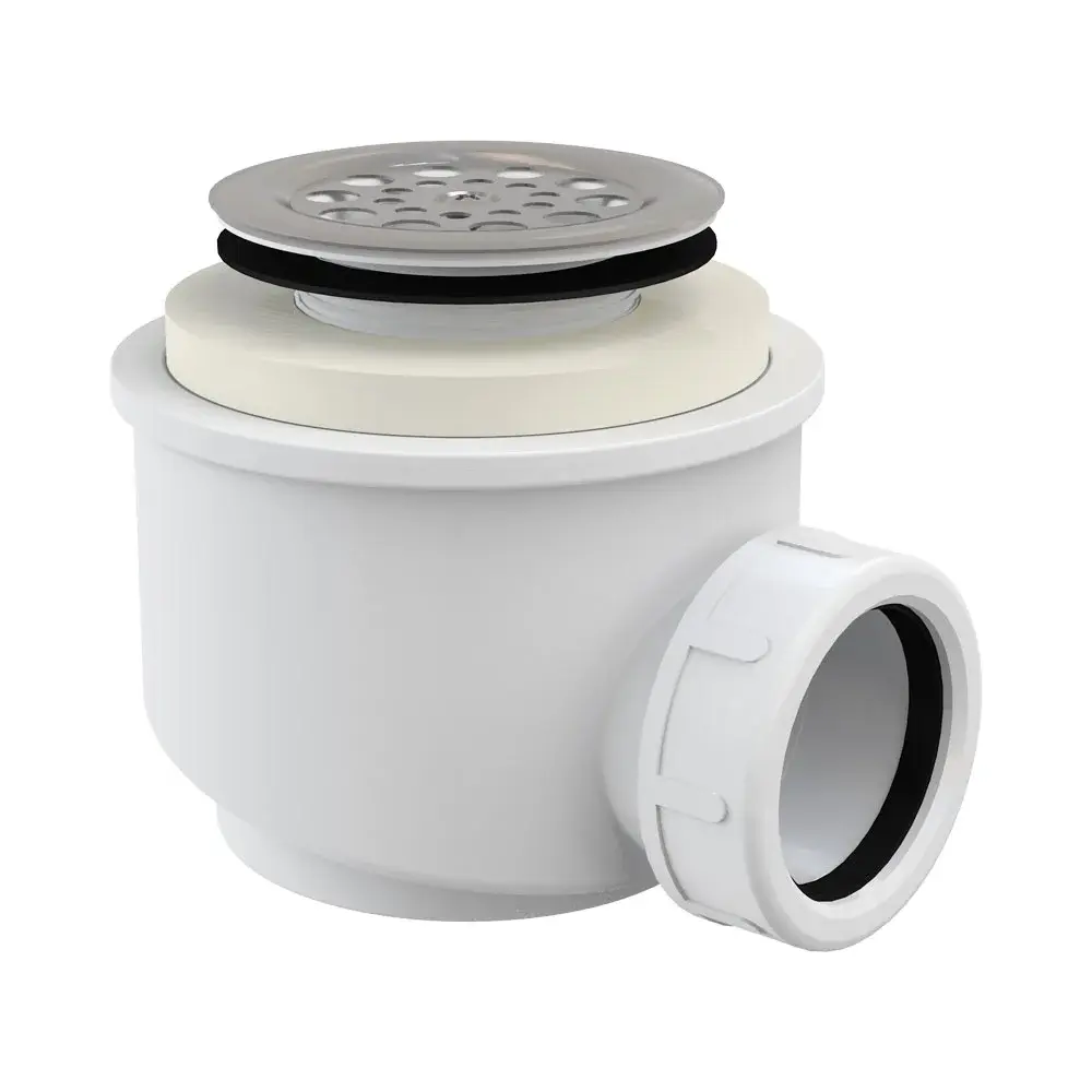 Сифон для душевого поддона с нержавеющей peшeткой Alcaplast A46-50