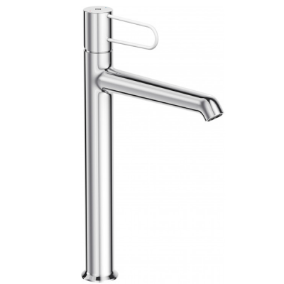 Смеситель для раковины с донным клапаном, хром-белый Jacob Delafon Odeon Rive Gauche E21030-00-CP