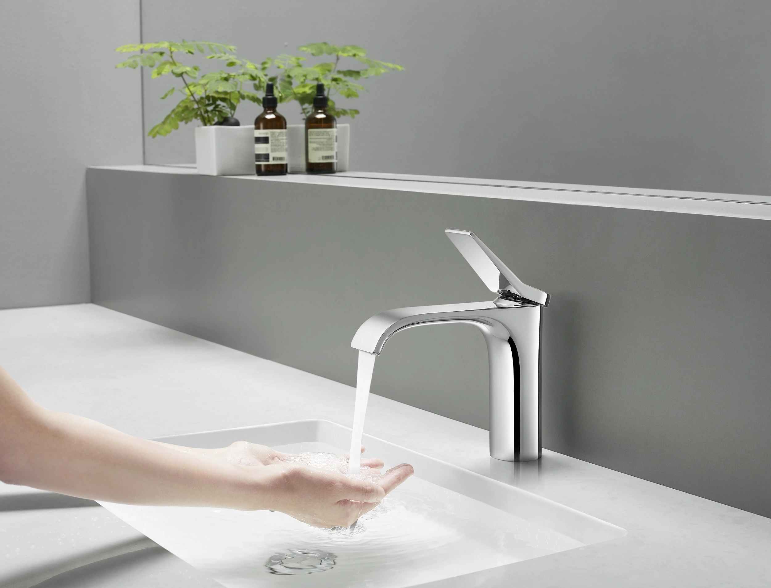 Смеситель для раковины, хром SSWW SATM009A-CP0-1