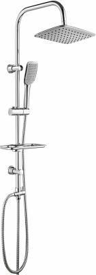 Душевая система с переключателем, без смесителя, хром ESKO ST1250