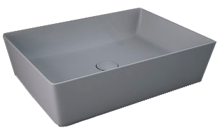 Раковина накладная 50, серая Rak Ceramics Feeling FEECT5000503A