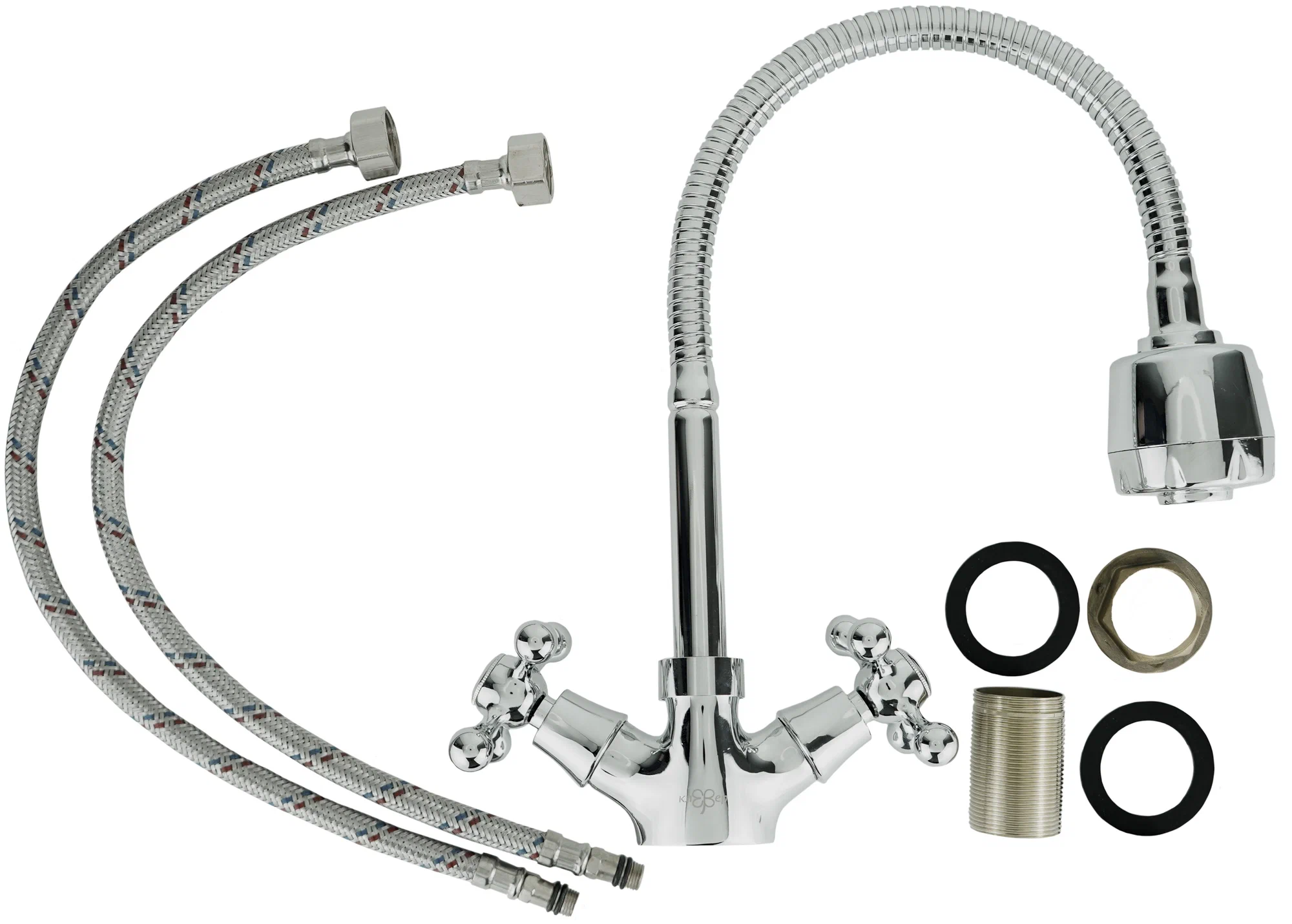 Смеситель для кухни, хром КЛЕВЕР Leto LT 519