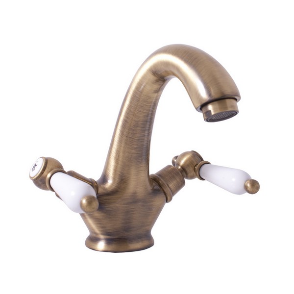 MK528.5SM MORAVA RETRO Смеситель для умывальника (бронза)