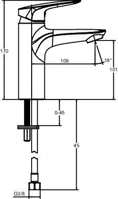Комплект 3в1: Смесители для ванны Jacob Delafon Elite K20030201